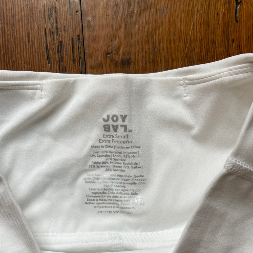 JoyLab White A-Line Pleated Skirt - Picture 2 of 3